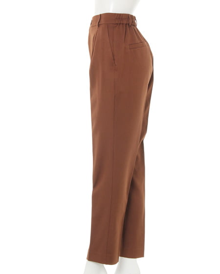 INGNI(イング) レーストップス長袖+センタープレステーパードパンツ/SET クロ