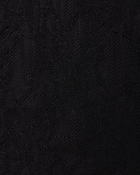 INGNI（イング） レースボウタイ長袖＋ラッフルミディスカート／SET ｸﾛ/A