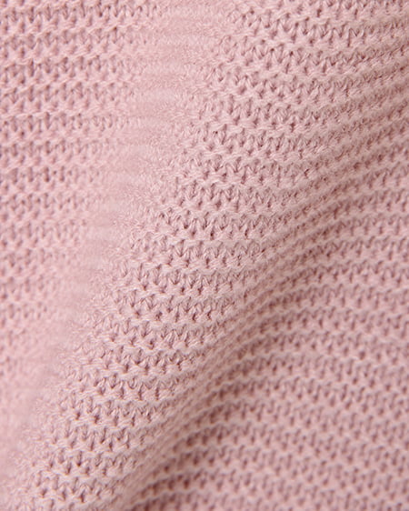 INGNI（イング） モックネックニット＋ダルメシアン柄スカート／SET ｽﾓｰｸﾋﾟﾝｸ