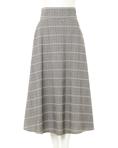 INGNI(イング) ボウタイ配色ニット+サーキュラースカート/SET ボルドー