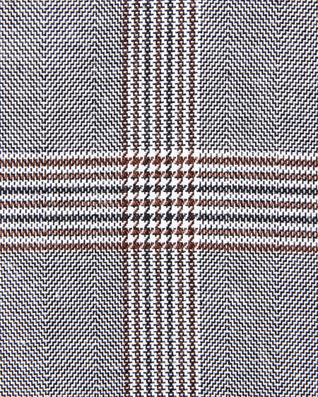 INGNI（イング） 袖レースアップVネックニット＋グレンチェックスカート／SET ｱｲﾎﾞﾘｰ