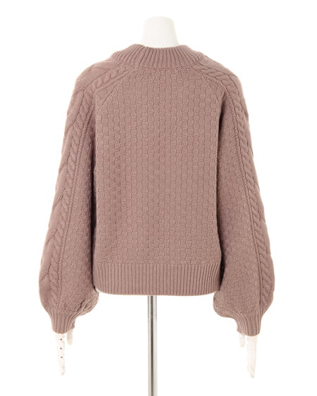 INGNI（イング） モックネックニット＋コーデュロイ台形スカート／SET ﾓｶ