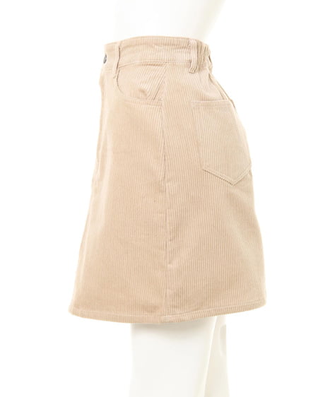 INGNI（イング） モックネックニット＋コーデュロイ台形スカート／SET ﾓｶ