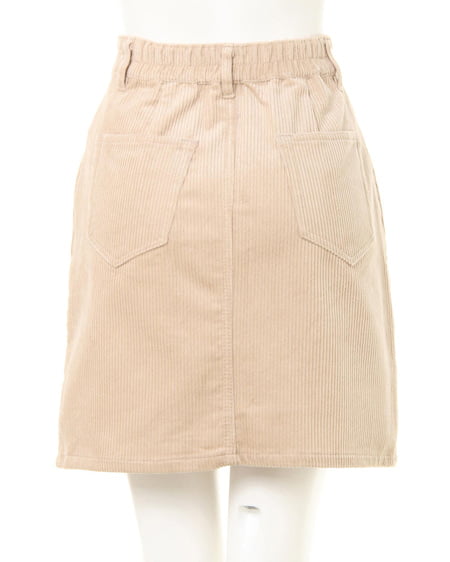 INGNI（イング） モックネックニット＋コーデュロイ台形スカート／SET ﾓｶ