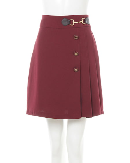 INGNI（イング） ケーブルオフタートルニット＋プリーツ切替スカート／SET ｱｲﾎﾞﾘｰ