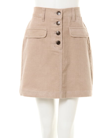 INGNI（イング） バックリボンケーブルニット＋コーデュロイスカート／SET ｱｲﾎﾞﾘｰ