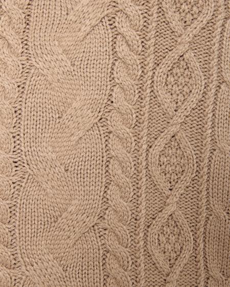 INGNI(イング) ケーブルモックネック+BIGフードエコダウン/SET ベージュ