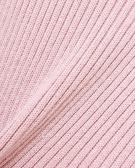 INGNI（イング） 袖パールケーブルニット＋ベルト付ツイードスカート／SET ｽﾓｰｸﾋﾟﾝｸ