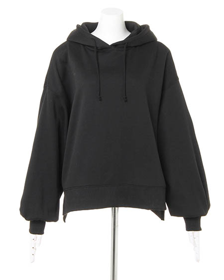 INGNI（イング） スウェットパーカー＋サテンワッシャースカート／SET ｸﾛ