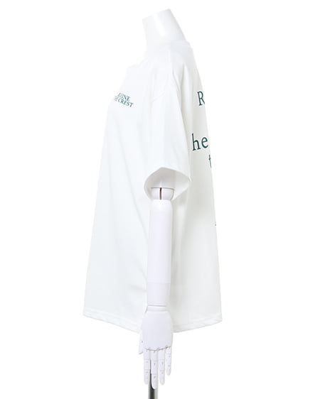 INGNI(イング) バックロゴTシャツ+レオパード柄スカート/SET オフホワイト/グリーン