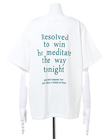 INGNI(イング) バックロゴTシャツ+レオパード柄スカート/SET オフホワイト/グリーン