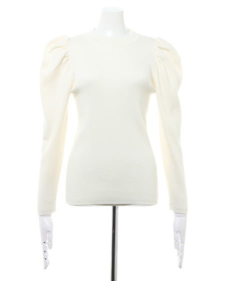 INGNI(イング) ショールカラーエコファーコート+パワショルリブニット/SET モカ