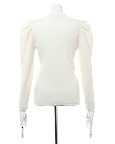 INGNI(イング) ショールカラーエコファーコート+パワショルリブニット/SET モカ