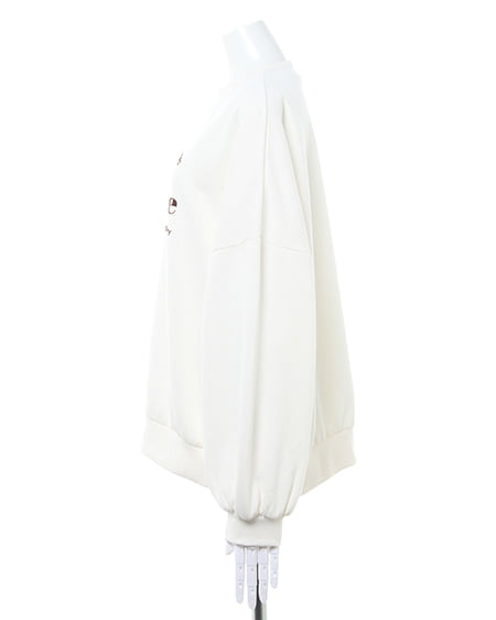 INGNI（イング） ボアダッフルコート＋ロゴスウェットトップスB／SET ﾓｶ