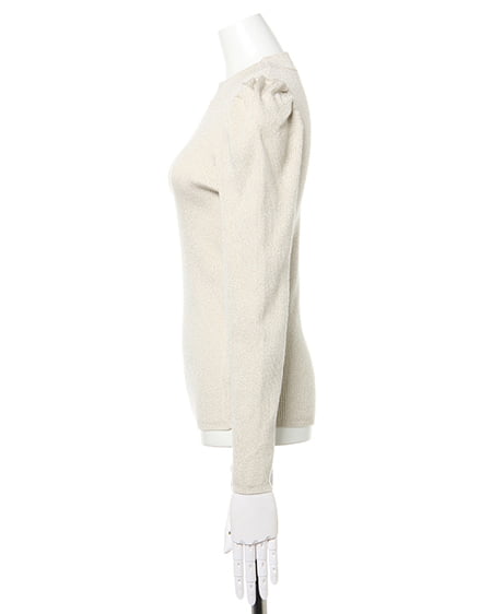 INGNI(イング) パワショルリブニット+チェック柄マーメイドスカート/SET アイボリー/A