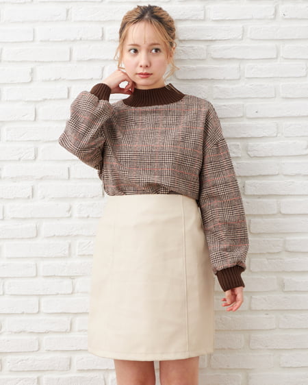 コーディネート 【INGNI STORE限定セット】チェックプルオーバー+