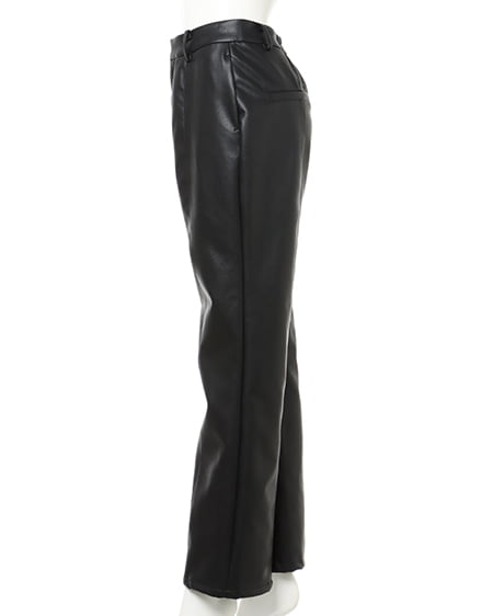 INGNI(イング) カシュクールニット+フェイクレザーパンツ/SET ミントグリーン