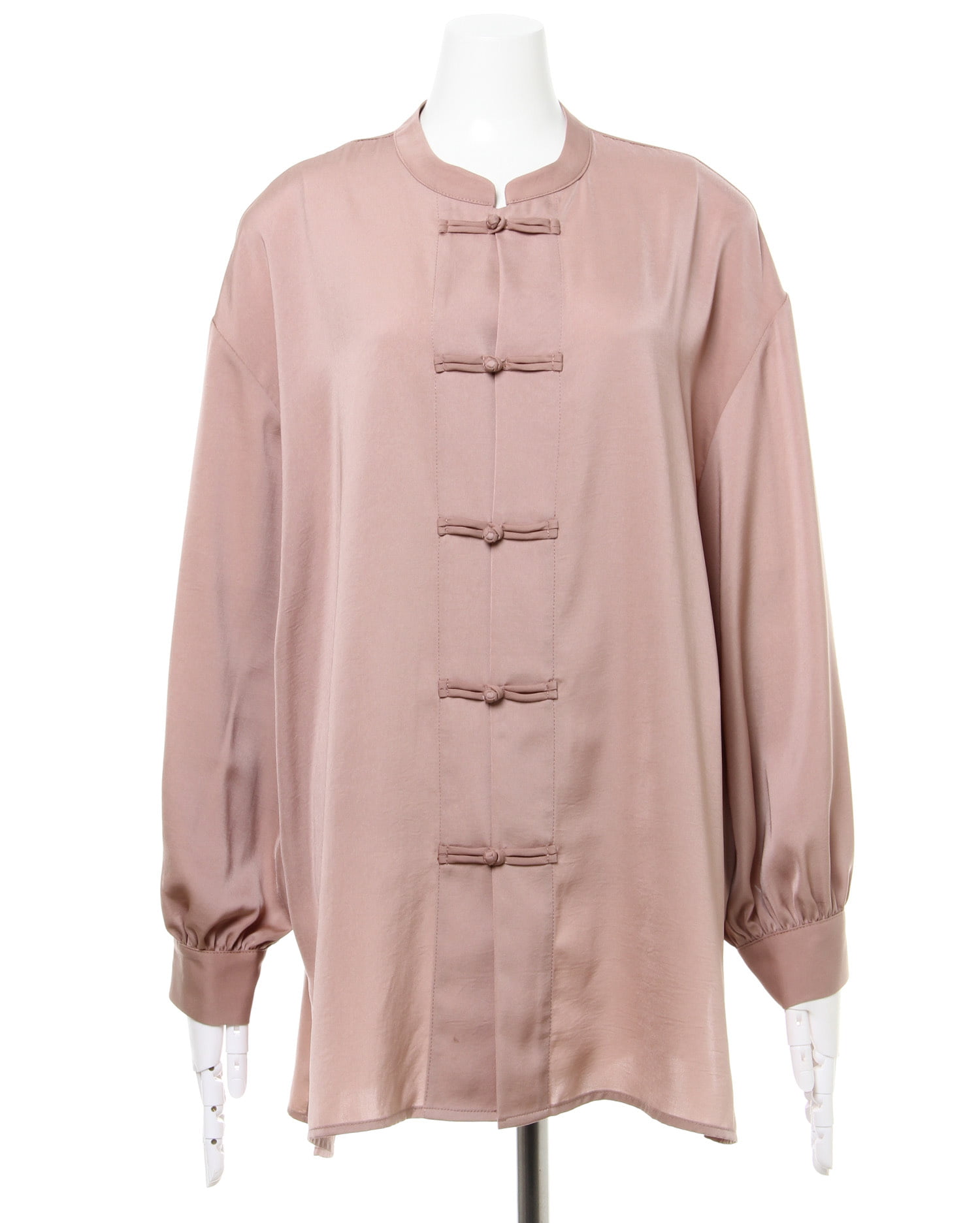 サテンチャイナシャツ＋台形スカート／SET｜INGNI(イング) 公式通販