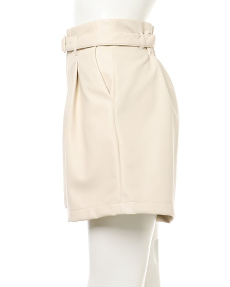 INGNI（イング） ジェラートカラーニットSET＋フェイクレザーキュロットパンツ／SET ﾍﾞｰｼﾞｭ