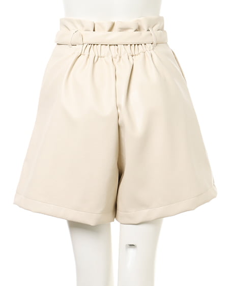 INGNI（イング） ジェラートカラーニットSET＋フェイクレザーキュロットパンツ／SET ﾍﾞｰｼﾞｭ