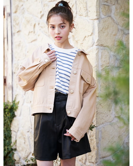 INGNI(イング) BIG／Gジャン＋ボーダートップス／SET ｳｽﾍﾞｰｼﾞｭ