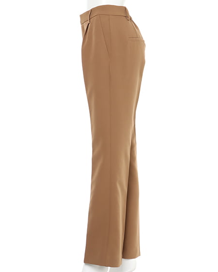 INGNI(イング) ピン付トロミブラウス+セミフレアパンツ/SET グレージュ