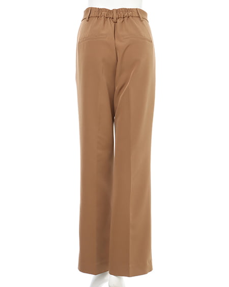 INGNI(イング) ピン付トロミブラウス+セミフレアパンツ/SET グレージュ