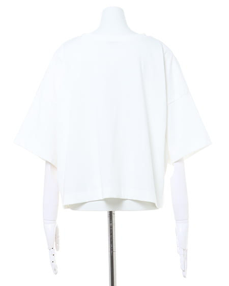 INGNI（イング） カレッジTシャツ＋バックレースアップパンツ／SET ｵﾌﾎﾜｲﾄ