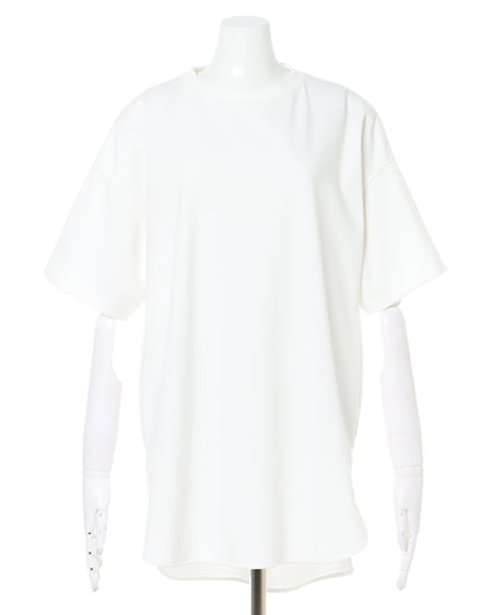INGNI(イング) ダイヤ柄ビスチェ+チュニックTシャツ/SET クロ