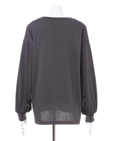 INGNI（イング） フェイクレザーシャツジャケット＋フロントフォトロングTシャツ／SET ﾍﾞｰｼﾞｭ
