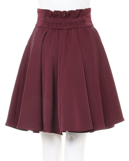 INGNI(イング) 袖異素材パワショルニット+レースアップスカート/SET モカ