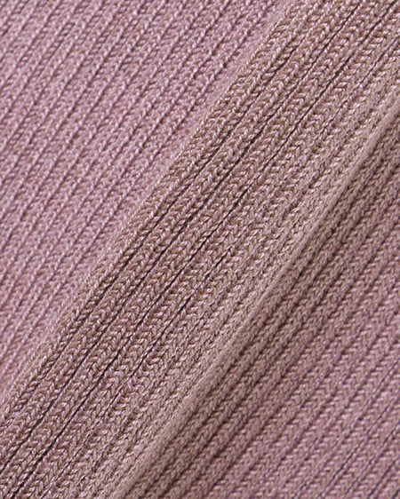 INGNI(イング) パワショルリブニット+起毛千鳥格子ナロースカート/SET パープル