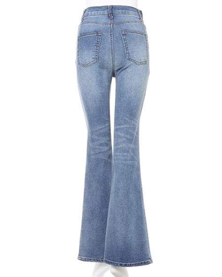 INGNI（イング） ファンシーツイードニット＋フロントスリットパンツ／SET ｱｲﾎﾞﾘｰ