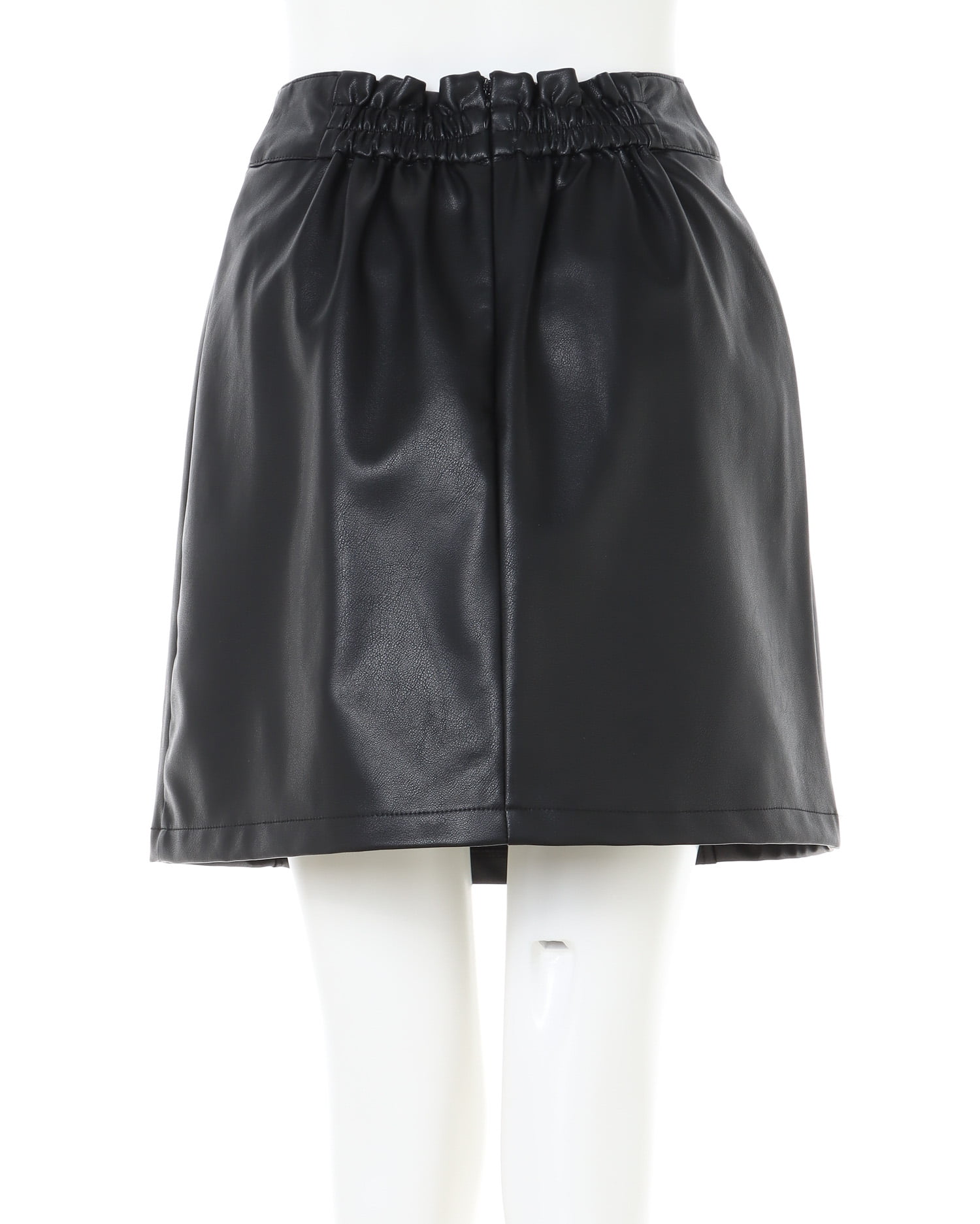 ショート丈ニット＋フェイクレザースカート／SET｜INGNI(イング) 公式