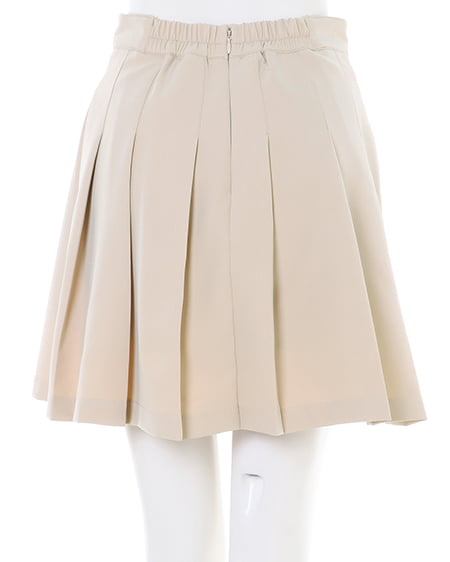 INGNI(イング) ジャガード柄トップス+プリーツスカパン/SET ベージュ