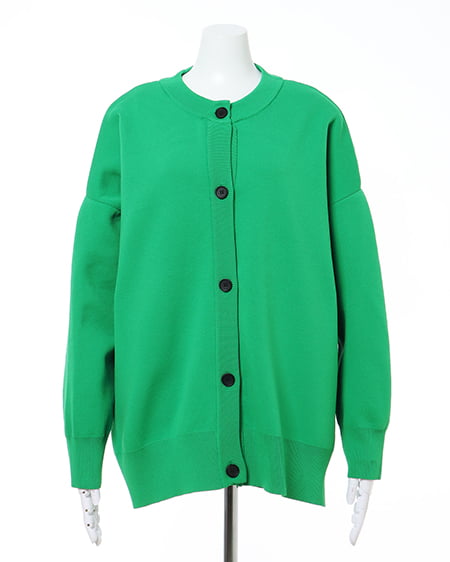 INGNI（イング） ミドル丈カーディガン＋ボーダーTシャツ／SET ｸﾞﾘｰﾝ