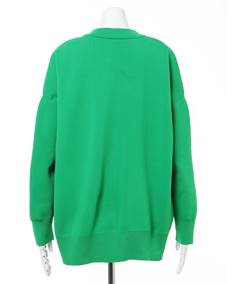 INGNI（イング） ミドル丈カーディガン＋ボーダーTシャツ／SET ｸﾞﾘｰﾝ