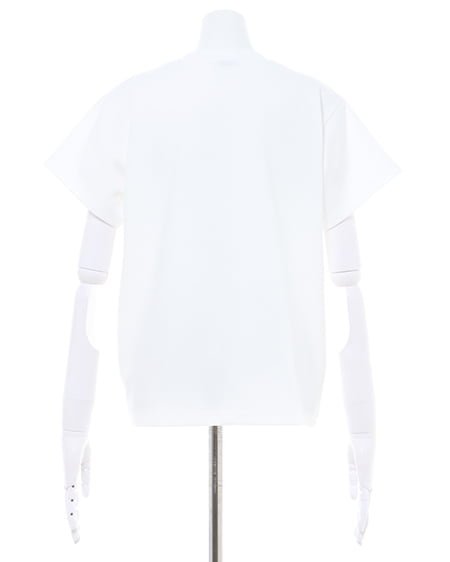 INGNI（イング） ロゴTシャツ＋スリットナロースカート／SET ｵﾌﾎﾜｲﾄ/ｸﾛ