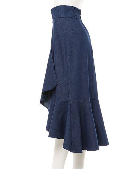 INGNI(イング) ケーブル柄アームウォーマーニット+イレヘムスカート/SET ベージュ