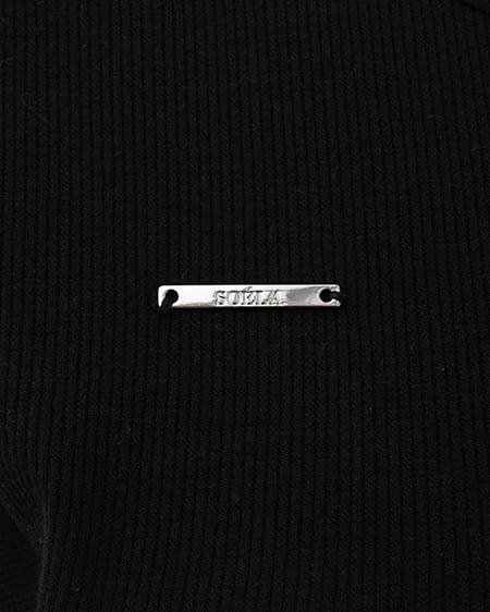 INGNI(イング) バックシャンレースTシャツ クロ