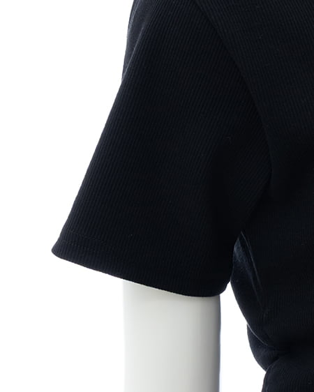 INGNI(イング) バックシャンレースTシャツ クロ