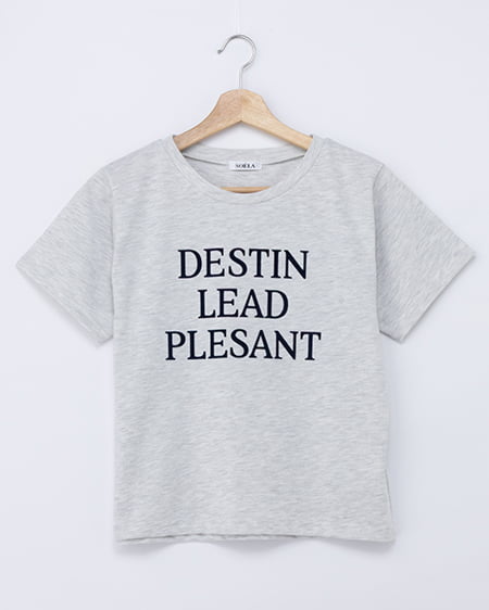 【SOELA】【6／29 24時までの限定価格】フロッキーロゴTシャツ