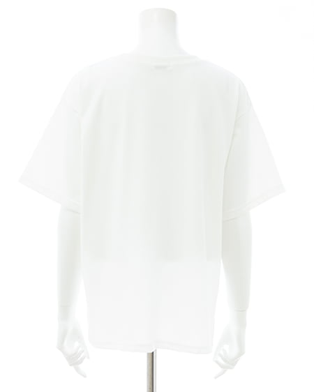 INGNI(イング) フラワーフォトTシャツ オフホワイト