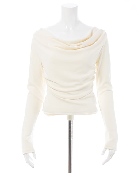 INGNI（イング） ギャザードレープトップス ｱｲﾎﾞﾘｰ