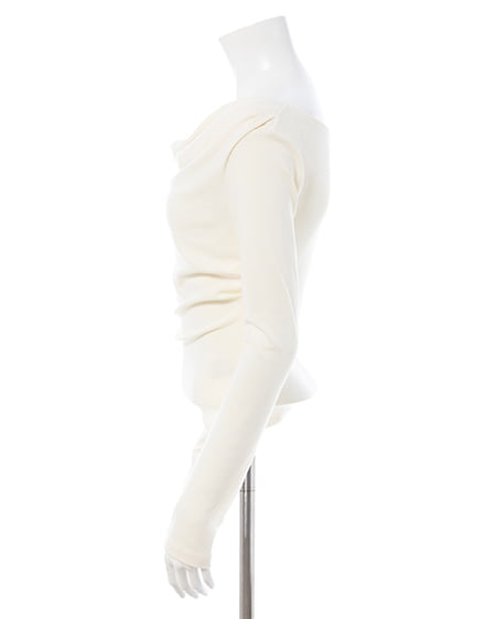 INGNI（イング） ギャザードレープトップス ｱｲﾎﾞﾘｰ