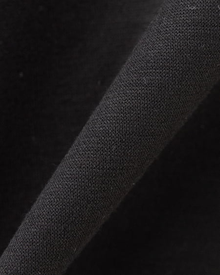 INGNI(イング) アシメ異素材ペプラムトップス クロ