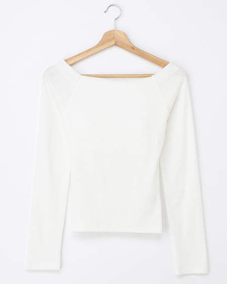 【INGNI SOELA】新作 カップ付オフショルトップス