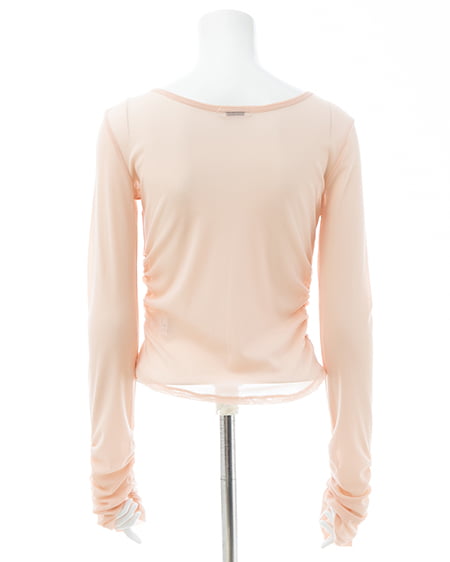 INGNI（イング） フロントギャザートップス ﾋﾟﾝｸ