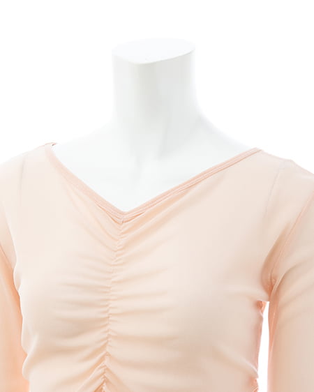 INGNI（イング） フロントギャザートップス ﾋﾟﾝｸ