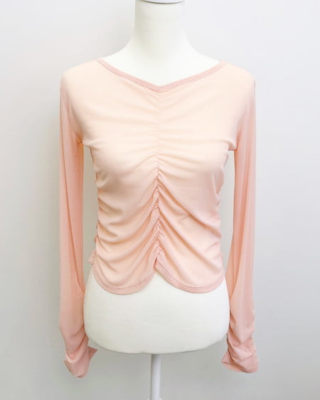 【INGNI SOELA】新作 フロントギャザートップス